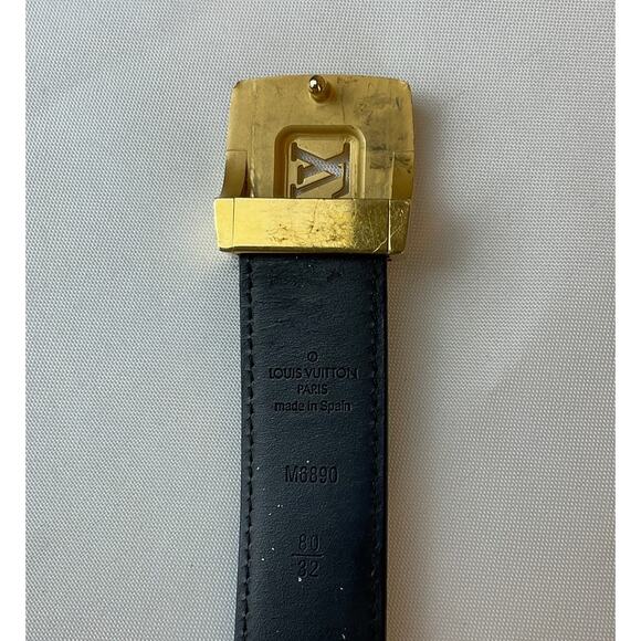 Louis Vuitton Belt, Black with Multicolor Monogram - Size 32 main image 4
